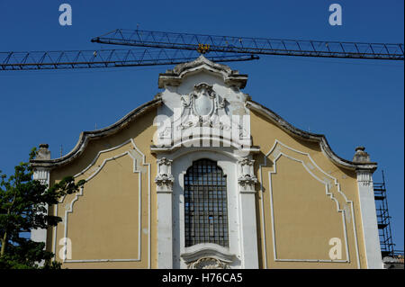 Carlos Lopez Pavilion, ancien bâtiment de la restauration de l'Parque Edouardo VII, parc Édouard VII, Lisboa, Lisbonne, Portugal Banque D'Images