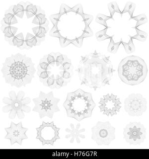 Rosettes Creative Collection Illustration de Vecteur