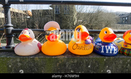 Liens sponsorisés Les canards en plastique Banque D'Images