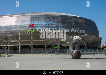 Groupama Arena stade de football soccer futball Banque D'Images