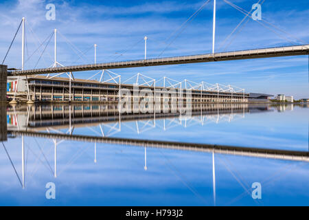 Royal Victoria Dock Bridge in London, UK Banque D'Images