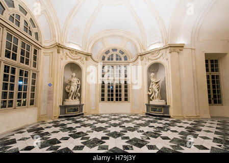 Venaria, Italie. 09Th Nov, 2016. L'intérieur de la Le Palais de Venaria (Italien : Reggia di Venaria Reale), une ancienne résidence royale située dans la région de Venaria, près de Turin, dans le Piémont, Italie du nord. C'est une des résidences de la Maison Royale de Savoie, inclus dans la Liste du patrimoine mondial de l'UNESCO en 1997 © Alessandro Bosio/Pacific Press/Alamy Live News Banque D'Images