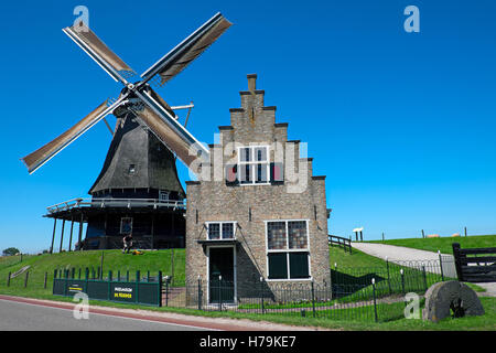 Moulin à Medemblik, Pays Bas Banque D'Images