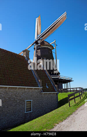 Moulin à Medemblik, Pays Bas Banque D'Images