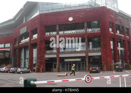 Wimbledon Londres, Royaume-Uni. 4e novembre 2016. Couleurs d'automne en réducteur japonais couvrant Wimbledon Centre Court Crédit : amer ghazzal/Alamy Live News Banque D'Images