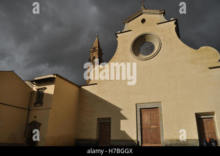 Italie, Toscane, Florence, église de Santo Spirito par Filippo Brunelleschi Banque D'Images