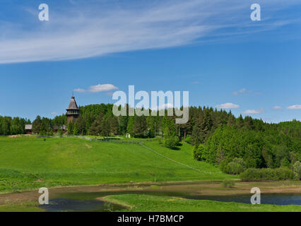 Malye Karely, Moscow, Russie.Musée de l'architecture en bois Banque D'Images