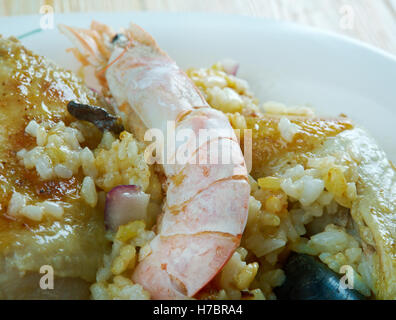 Variété de Jambalaya Tex-Mex et cuisine du Sud Banque D'Images