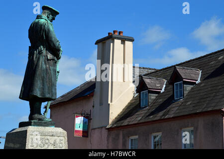 Monument commémoratif de guerre à Llandovery Banque D'Images