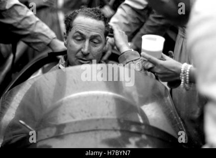 1956 Jack Fairman pilote de course de Silverstone GP britannique UK Banque D'Images