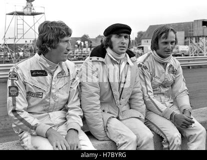 1970 Chris Amon Nouvelle-zélande Jackie Stewart British Scottish Jochen Rindt pilote de course automobile autrichien oppose l'Autriche Banque D'Images