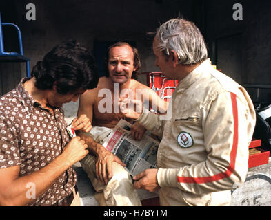 1972 Mike Hailwood John Surtees British Giacomo Agostini pilote de course automobile italien Banque D'Images