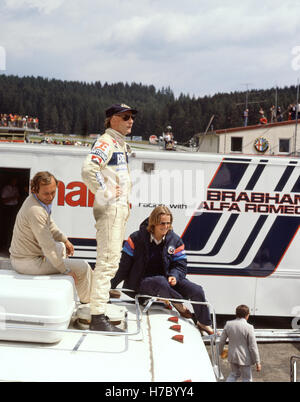 1979 Niki Lauda pilote de course automobile autrichien Autriche Spa Banque D'Images