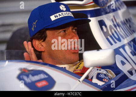 Ayrton Senna 1994 Cockpit Banque D'Images