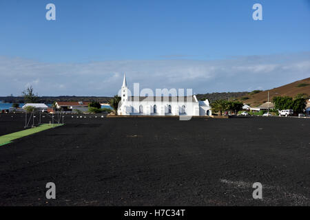 L'église St Mary construit en 1843 à Georgetown, l'île de l'Ascension Banque D'Images