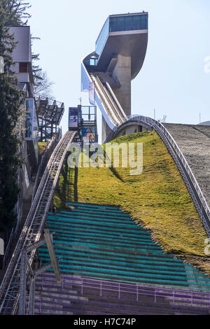 Lieu de saut à ski aux Jeux Olympiques d'hiver, Innsbruck, Autriche Banque D'Images