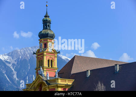 Monastère Stift Wilten, Innsbruck, Autriche Banque D'Images