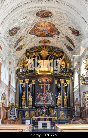 Monastère Stift Wilten, Innsbruck, Autriche Banque D'Images