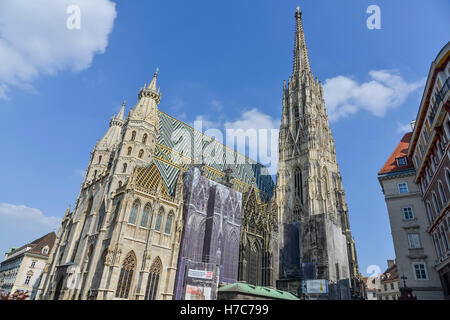 La cathédrale St Stephen, Vienne, Autriche Banque D'Images