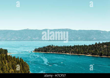 Photo de Emerald Bay et le lac Tahoe Banque D'Images