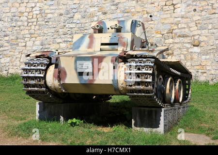 Le char allemand Panzer I - PzKpfw I (en service à partir de 1934-1945) au Musée militaire de Belgrade, Serbie Banque D'Images