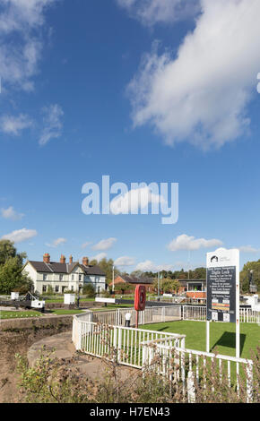 St.Lawrence River, fleuve Severn, Worcester, Worcestershire, Angleterre, RU Banque D'Images