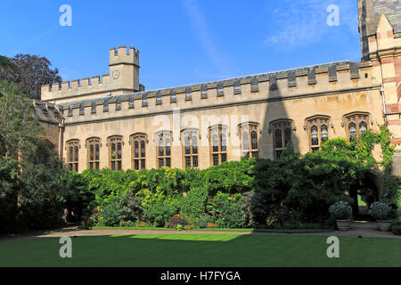 Quadrangle avant de Balliol College, Université d'Oxford, England, UK Banque D'Images