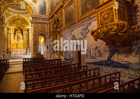 Église dans le Museu Nacional do Azulejo, Musée National tuiles azulejo à Lisbonne ( Lisboa, Portugal, Europe ) Banque D'Images