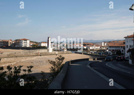 Ciboure, du port et de la plage Banque D'Images