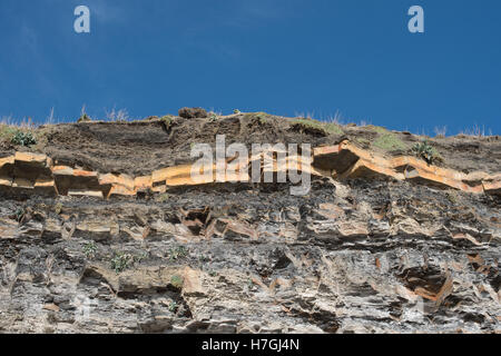 Lits de dolomie Kimmeridge Bay, Dorset, Banque D'Images