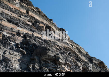 Lits de dolomie Kimmeridge Bay, Dorset, Banque D'Images