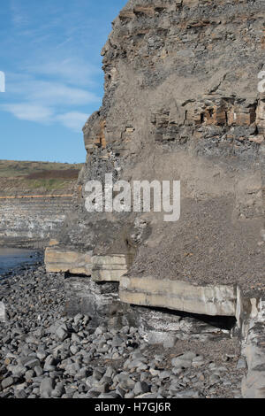 Lits de dolomie Kimmeridge Bay, Dorset, Banque D'Images