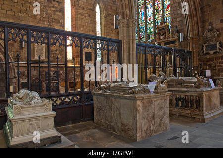 La chapelle Saint Oswald, Boothby's Church, Ashbourne, Derbyshire, Angleterre, RU Banque D'Images