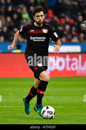 BayArena Leverkusen Allemagne. 5ème Nov, 2016. 1ère saison de Bundesliga 2016/17 ème Journée10, Bayer 04 Leverkusen vs Darmstadt 98 --- Admir Mehmedi (LEV) Credit : kolvenbach/Alamy Live News Banque D'Images