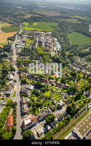 Vue aérienne, colonie Dortmund-Bövinghausen Zollern II/IV Landwehr, contremaître chez eux, les représentants des maisons, l'exploitation minière de Gelsenkirchen AG, Banque D'Images