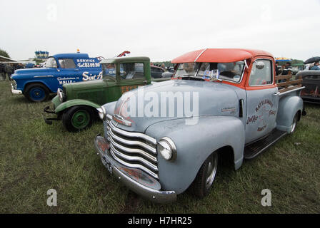 Kustom Kulture '2009', Hot Rods, Kustoms, croiseurs et l'art à l'aéroport à Bottrop-Kirchhellen Schwarze Heide Banque D'Images