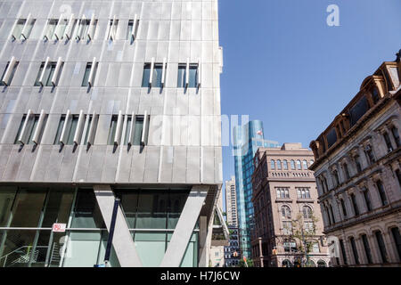 New York City,NY NYC Lower Manhattan,East Village,Cooper Union,College,enseignement supérieur,campus,41 Cooper Square,bâtiment,Thom Mayne,architecte,Albert N Banque D'Images