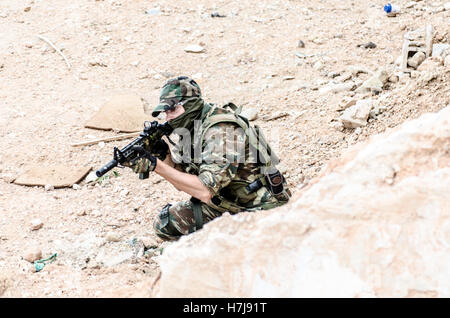 Soldat Airsoft cible Objectif Banque D'Images