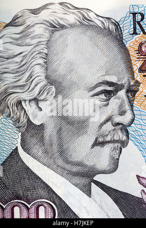 Ignacy Jan Paderewski portrait de l'ancien deux millions de zlotys Banque D'Images