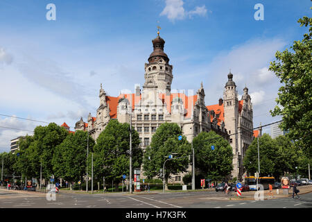 Neues Rathaus Leipzig nouvelle mairie Banque D'Images