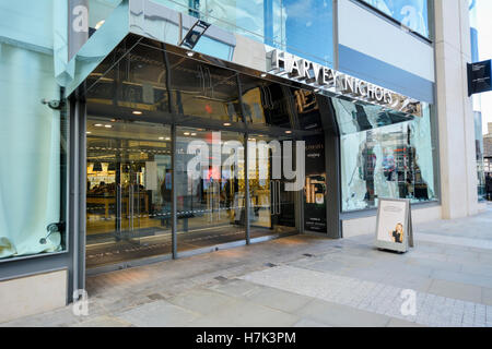 Magasin Harvey Nichols à New Cathedral Street, Manchester Banque D'Images