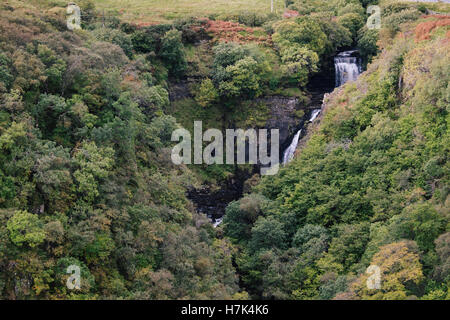 Un Lethallt, Lealt Falls, île de Skye, Écosse, Trotternish Banque D'Images