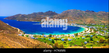 Amazing îles grecques - belles plages de Serifos, Cyclades Banque D'Images