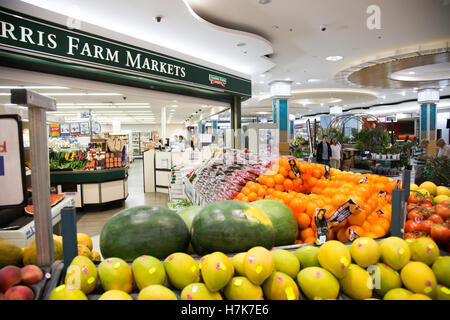 Les marchés agricoles Harris supermarché store intérieur à North Sydney, Australie Banque D'Images