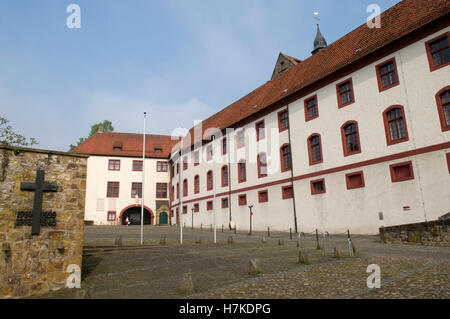 Cour du château Schloss Iburg, Bad Iburg, Osnabruecker Pays Région, Washington, United States Banque D'Images