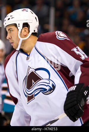 22 avril 2010, San Jose, CA, USA, colorado avalanche aile droite brandon yip (59) au cours de la deuxième période de jeu de cinq ans contre les Sharks de San Jose dans le premier tour de l'éliminatoire de la coupe Stanley 2010 chez hp pavilion. san jose défait colorado 5-0. Banque D'Images