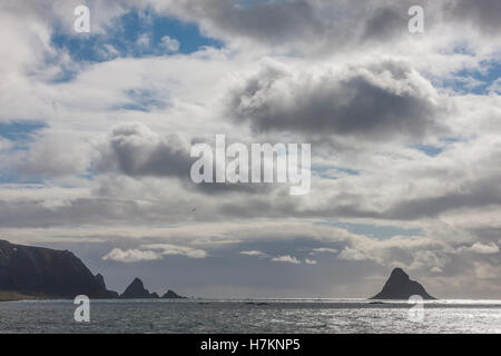 Bleiksoya Island, îles Lofoten, Norvège, Banque D'Images