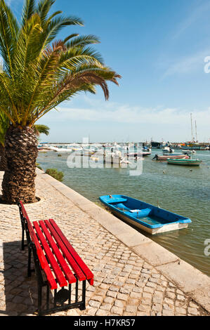 Mer et bateaux, Santa Luzia, Algarve, Portugal