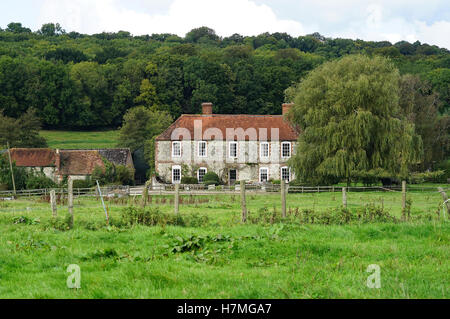 Selborne Prieuré ferme dans le parc national des South Downs Banque D'Images