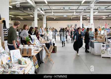 Renegade Craft Fair, une piscine groupes événement tenu à la Old Truman Brewery dans shoreditch, Londres est Banque D'Images